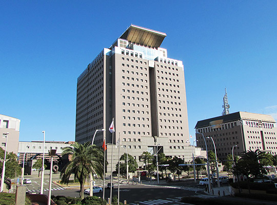 施工事例：鹿児島県行政庁舎